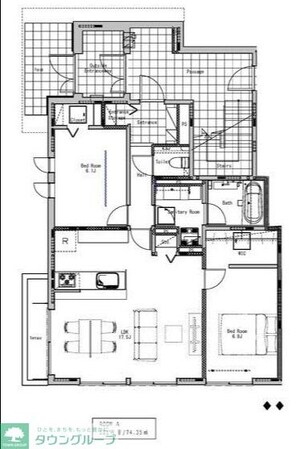 La vie Radieuse ラ ヴィ ラディユズの物件間取画像